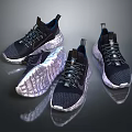 Modern Stylish Sneakers With Knit Upper Cushioned Sole And Trendy Design