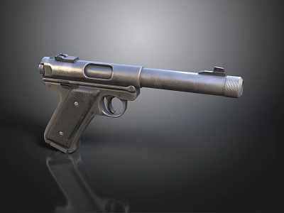 pistol semi-automatic pistol automatic pistol modern weapon hot weapon hot weapon gun military 3d model