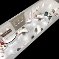 Modern Jewelry Store Exterior With Elegant Window Display Fresh Flowers And Decorations