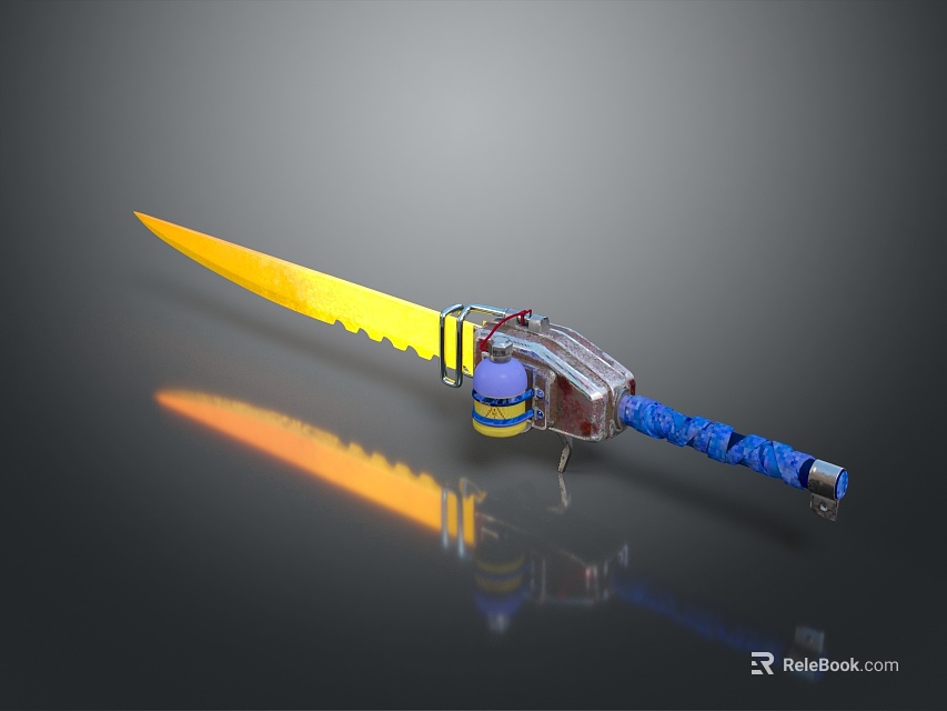Final Fantasy Big Swords Final Fantasy Weapon Knife Magic Knife Weapon Cold Weapon Realistic 3d model