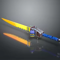 Final Fantasy Big Swords Final Fantasy Weapon Knife Magic Knife Weapon Cold Weapon Realistic 3d model