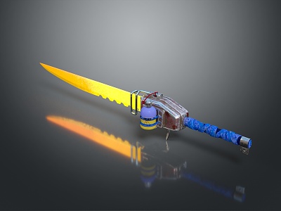 Final Fantasy Big Swords Final Fantasy Weapon Knife Magic Knife Weapon Cold Weapon Realistic 3d model