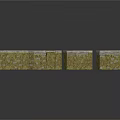 Natural Moss Covered Stone Building Blocks With Cubic And Irregular Shapes