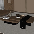 New Chinese Song Style Coffee Table 3d model