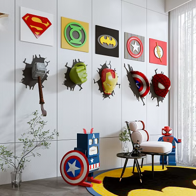 Modern Wall Decoration 3d model