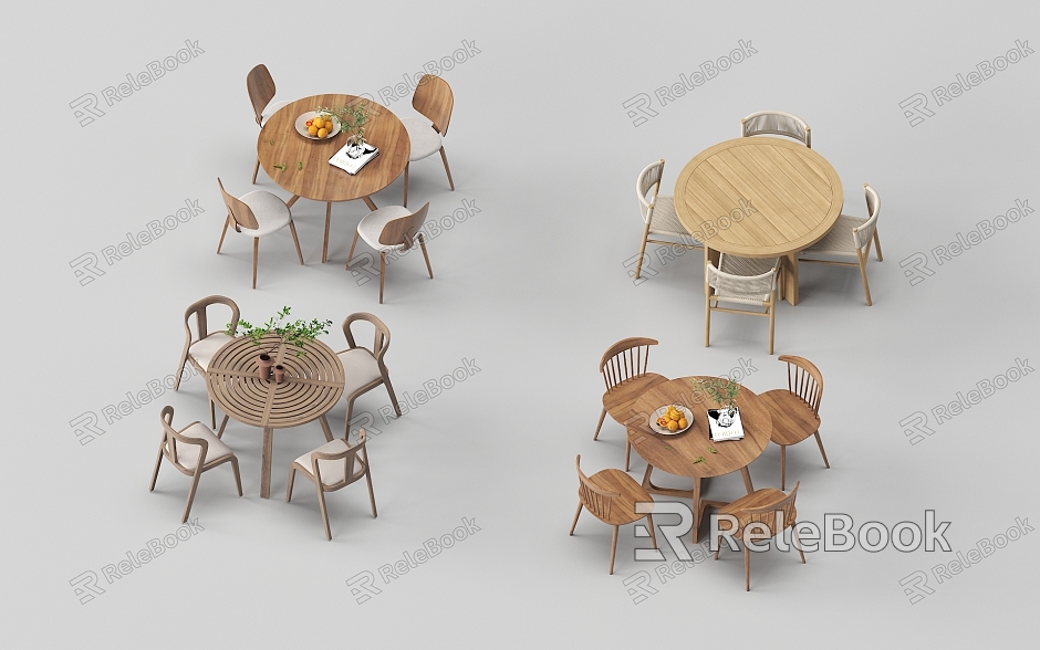 Modern outdoor tables and chairs model