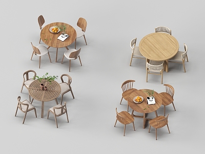 Modern outdoor tables and chairs model