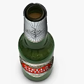 Beer Bottles and Glasses with Stella Artois Hoeegaarden and Yellow Liquid