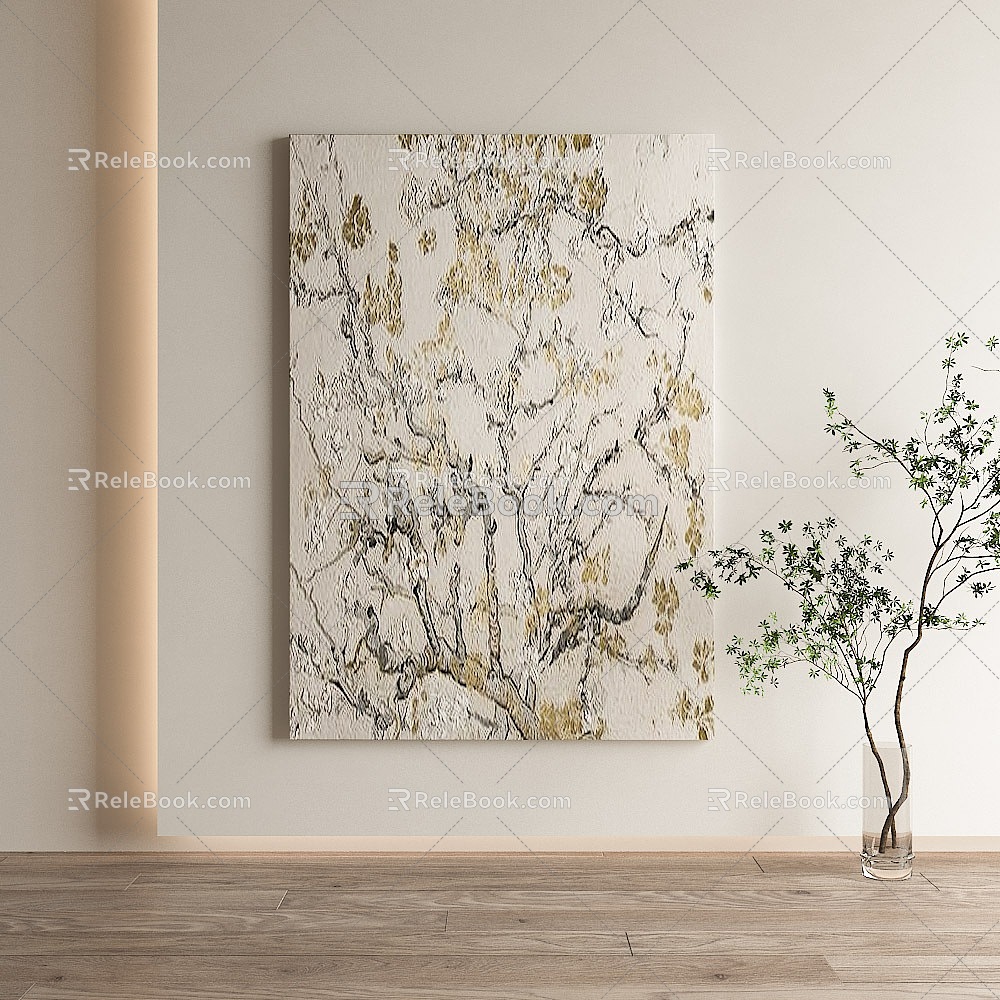 Nordic decorative painting 3d model