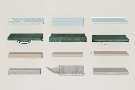 Modern Canopy Sunshade Canopy Outdoor Canopy 3d model
