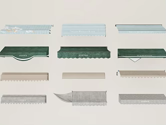 Modern Canopy Sunshade Canopy Outdoor Canopy 3d model