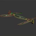 Modern Dual Rotor Drone With Green Blades And Lightweight Body For Aerial Tasks