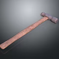 Durable Hardware Hammer With Wooden Handle And Metal Head For DIY Projects