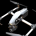 Smart Drone With High Definition Camera And Quadrotor Design For Aerial Photography