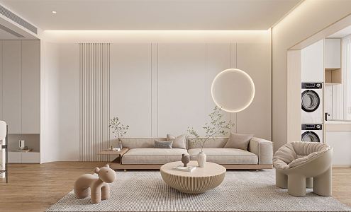 modern living room 3d model