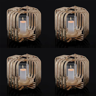 Modern Candle Light Candle Holder Dinner Candle Holder Creative Candle Light 3d model