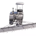 Heavy Duty Tracked Utility Vehicle With Canopy And Mechanical Work Equipment