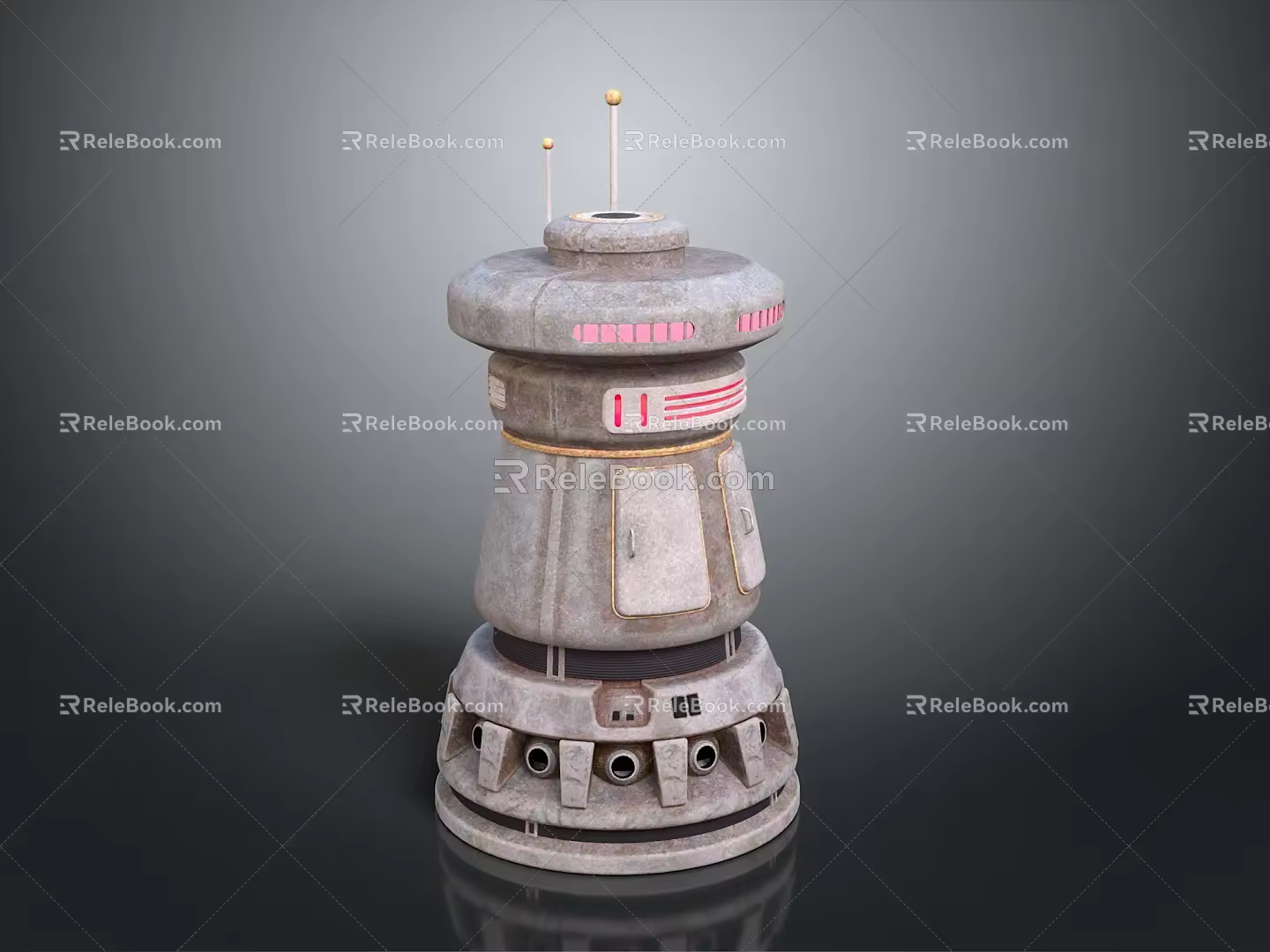 Tower defense sentry tower air defense watchtower observatory tower loft 3d model