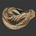 Brown and White Knitted Scarf with Soft Woven Texture Warm Winter Fashion Accessory