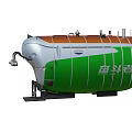 Fendouzhe Deep Sea Submersible With Green Orange Silver Exterior And ESSC Logo
