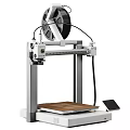 Office Electrical Appliance Desktop 3D Printer with High Precision Printing Bed and Filament Spool 3d model
