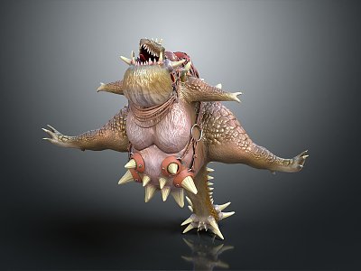 Monster Boss Monster Ttroll Mountain Essence Alien Monster Alien Monster Warrior 3d model