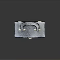Durable Textured Leather Case with Metal Lock Handle and TeslaLife Logo