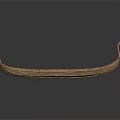 Traditional Animal Inspired Wooden Boat With Elegant Curved Structure