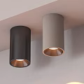 Modern Black Grey Downlights Spotlights Indoor Ceiling Mounted Lighting Fixtures with Warm Glow