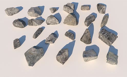 Modern Stone 3d model