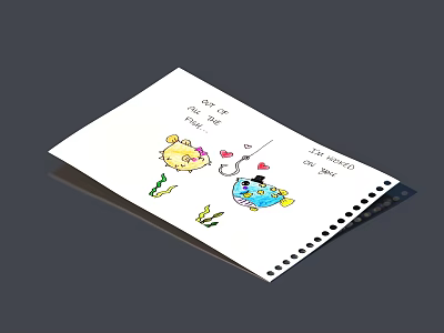 Paper Paper Painting Color Painting 3d model