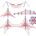 Climbing Net 3d model