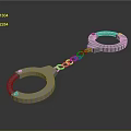 Heavy Duty Metal Handcuffs Reliable Hardware Tools for Security and Law Enforcement