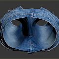 Stylish Slim Fit Blue Jeans With Classic Pockets And Denim Fabric
