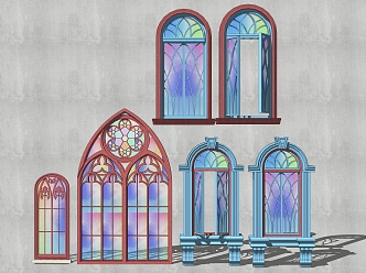 tree-grain mori windows 3d model