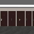 Various Dark Brown Security Doors With Different Panel Designs For Home Security