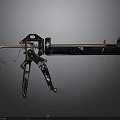 Heavy Duty Metal Caulk Gun With Spring Mechanism For Sealant Application