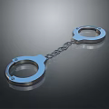 Heavy Duty Metal Handcuffs Reliable Hardware Tools for Security and Law Enforcement
