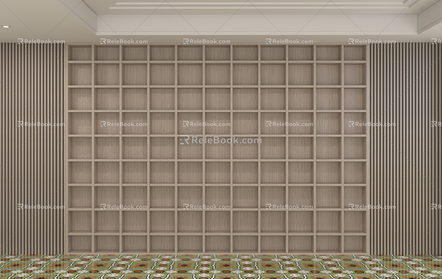 background wall 3d model