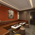 KTV Single Room KTV Single Room Entertainment Club Night Club Cabaret Bar 3d model