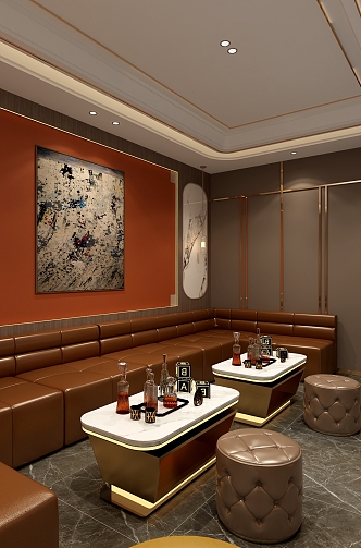 KTV Single Room KTV Single Room Entertainment Club Night Club Cabaret Bar 3d model