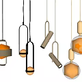 Modern Chandelier Art Chandelier Spherical Chandelier Reading Chandelier 3d model