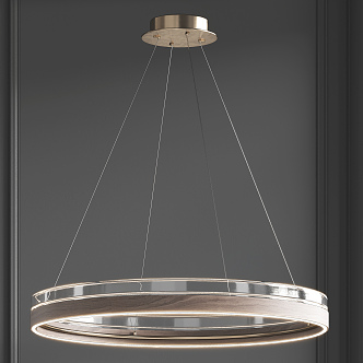 Light Luxury Chandelier 3d model