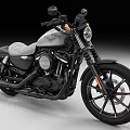 Vintage Black And Silver Cruiser Motorcycle With Single Seat Round Headlight Design
