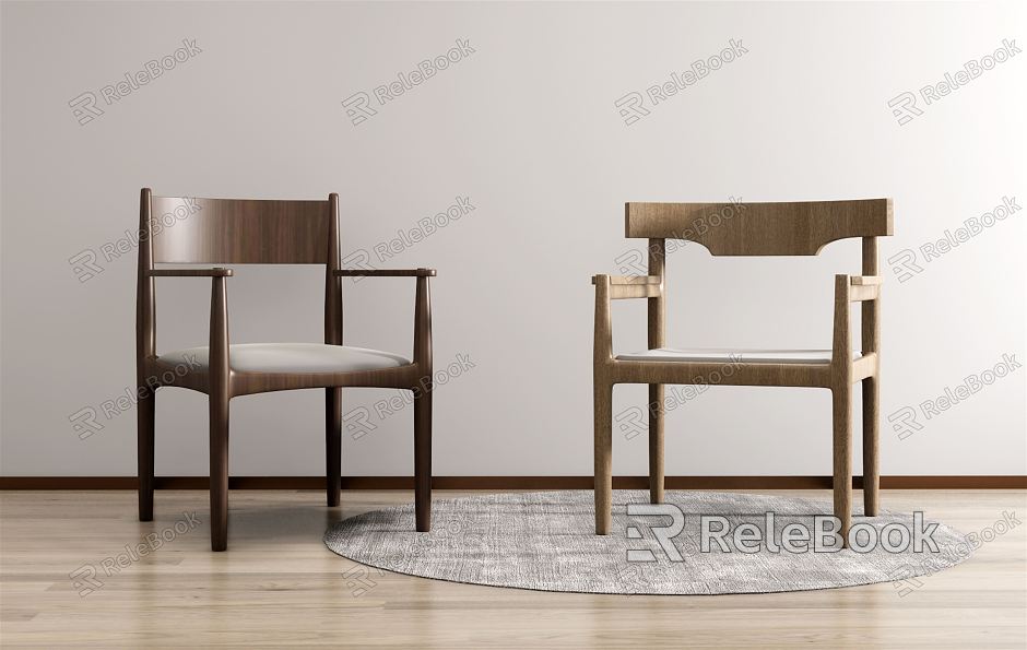 New Chinese style single chair model