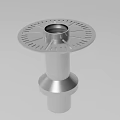 High Quality Metal Industrial Equipment With Circular Top Precision Holes And Cylindrical Structure