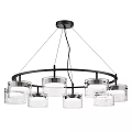 Modern Minimalist Chandelier Chandelier Simple Chandelier 3d model