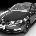 Skoda Octavia 2019 Car Sedan 3d model