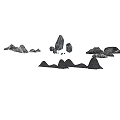 Unique Natural Stone Garden Ornaments With Various Rock Formations For Landscaping