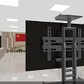 Modern Locker Room Interior With Row Of Wooden Lockers Marble Wall And Bench